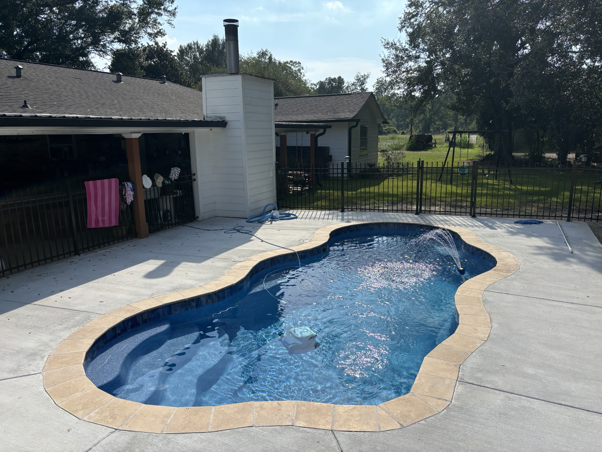 Bermuda fiberglass pool