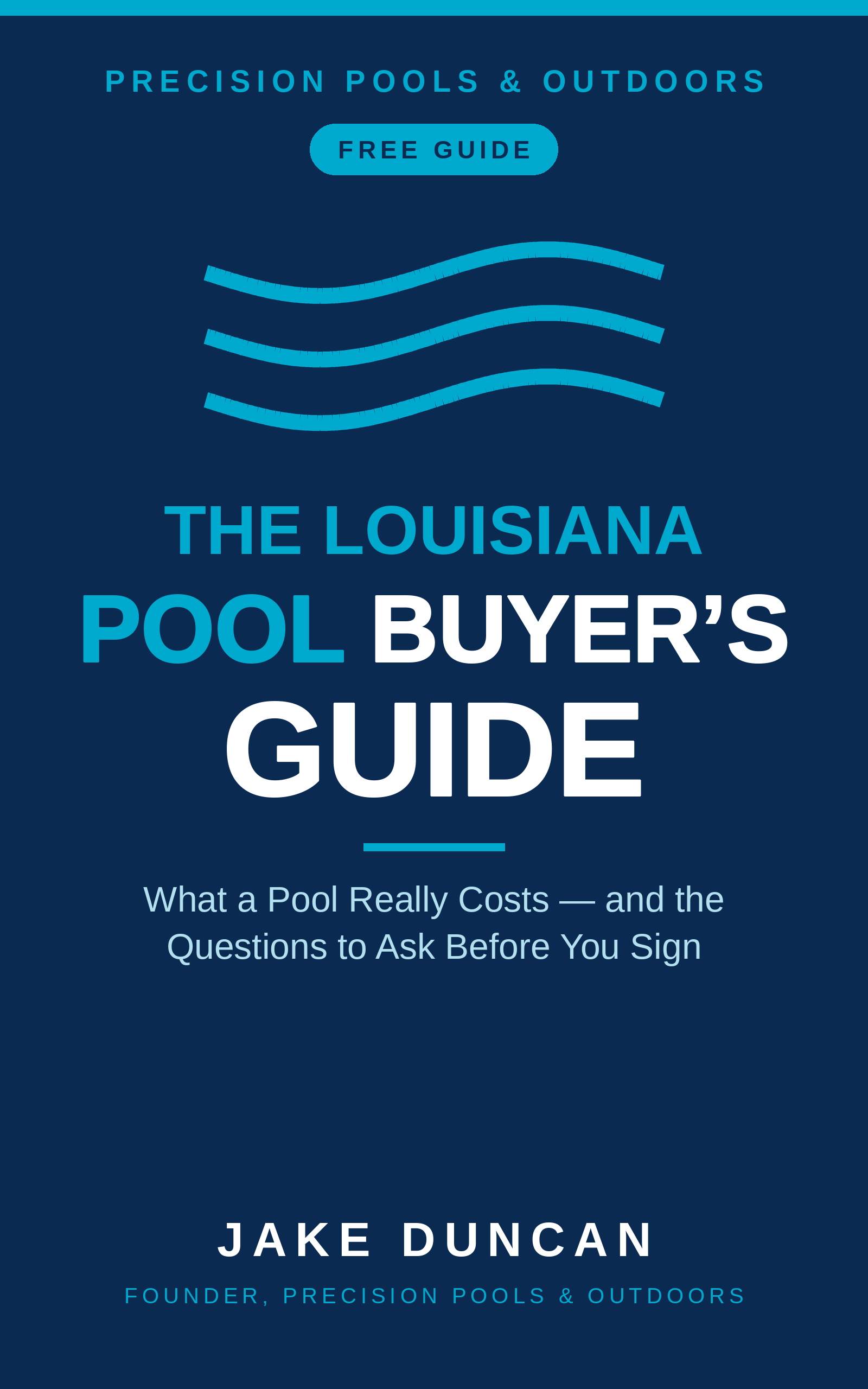 The Louisiana Pool Buyer's Guide book cover